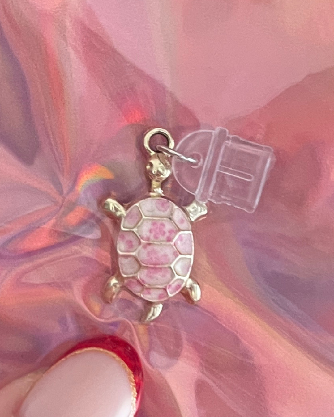 Bouchon pour liseuse Tortue rose