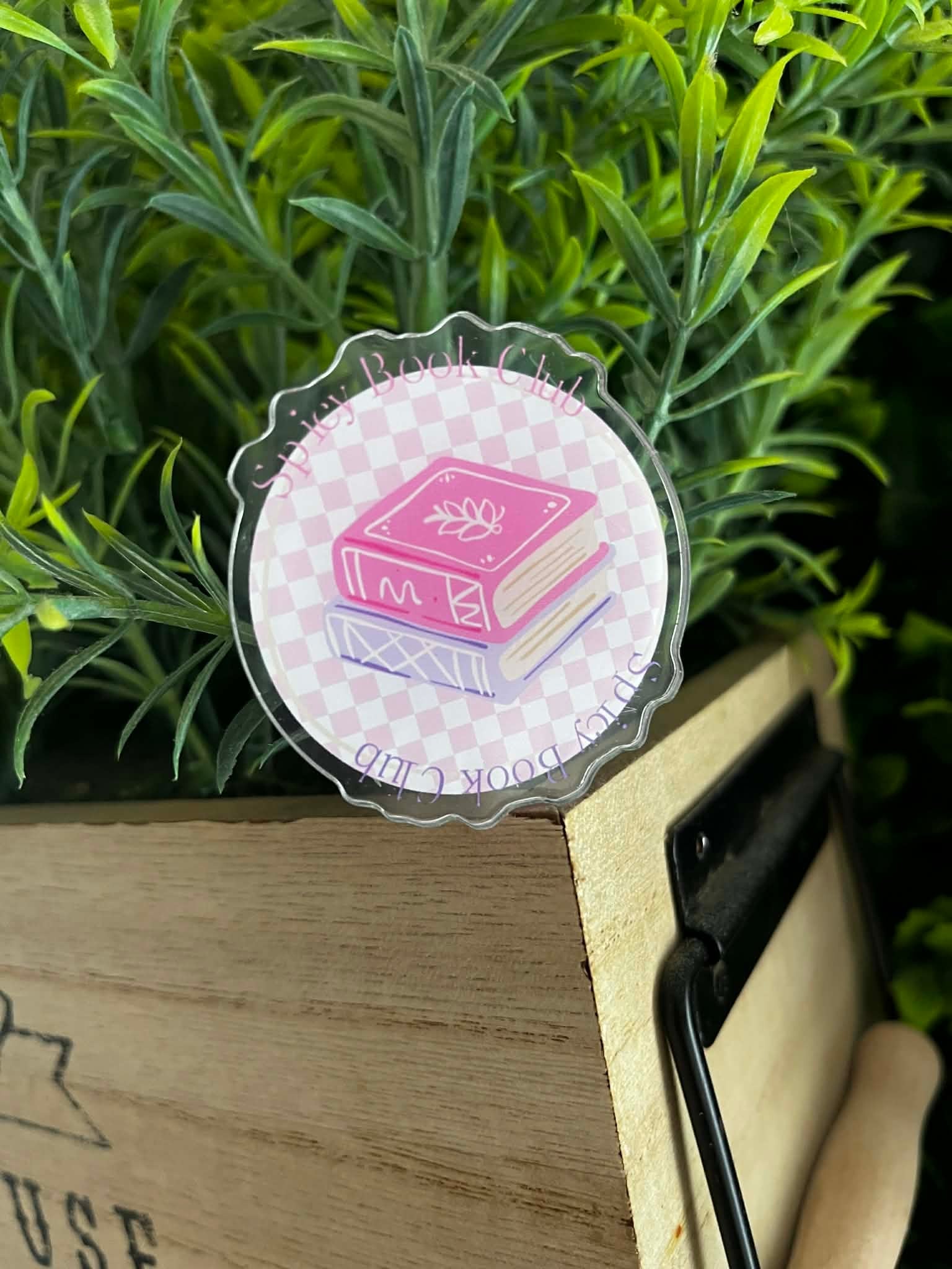 Pop Socket adhésif Spicy Book Club
