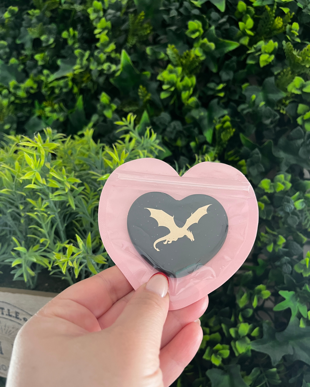 Miroir de poche dragon