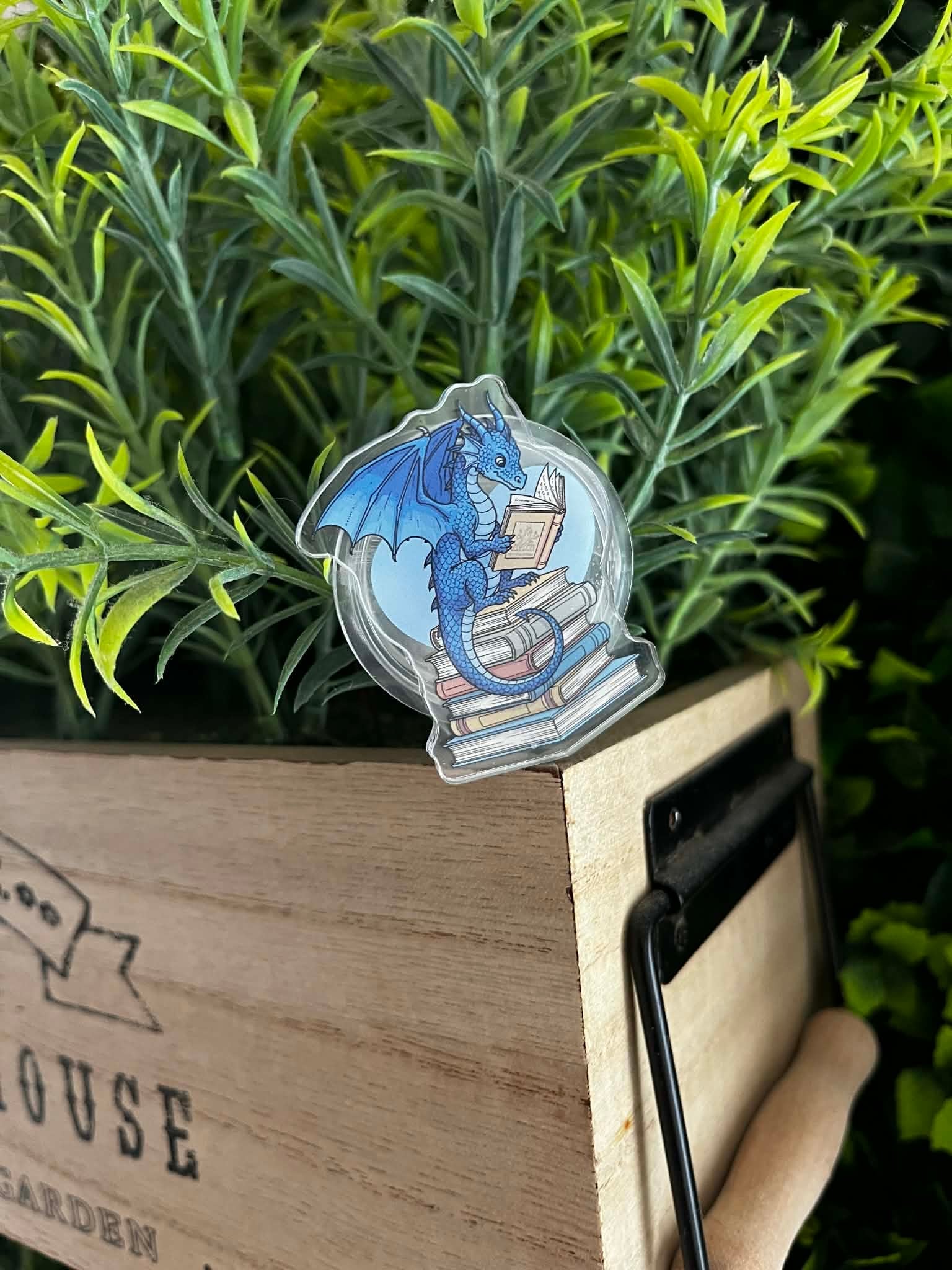 Pop Socket adhésif Dragon book